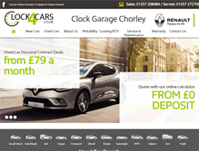 Tablet Screenshot of clock4cars.co.uk